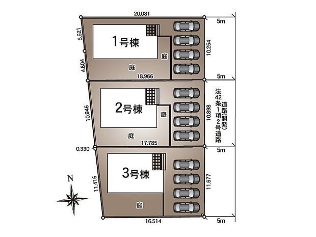 【外観】☆3号棟・外観☆