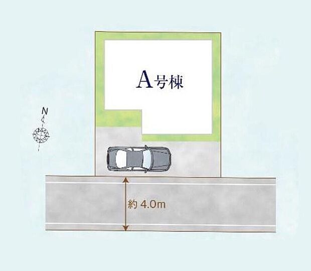 【区画図】
敷地内駐車場完備!
穏やかな時が流れる落ち着いた住環境の低層住宅地。