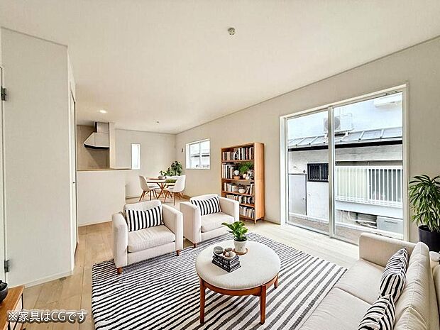 ■くつろぎと笑顔が集まる、心温まるリビング