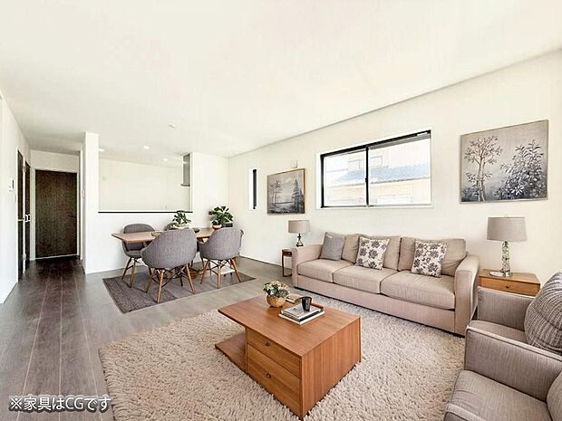 いつの間にか家族が集まっちゃうそんなリビングいいですよね