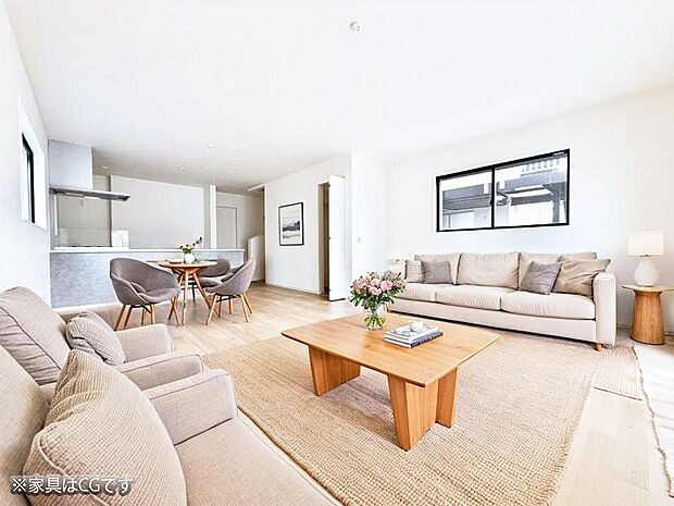 いつの間にか家族が集まっちゃうそんなリビングいいですよね