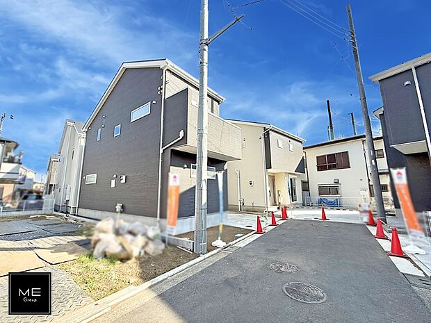 【前面道路含む現地写真】■新しい住まい、街の新しい風景