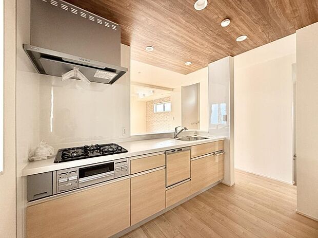 【キッチン】■シンプルで美しく心地よい時間を生むキッチン空間