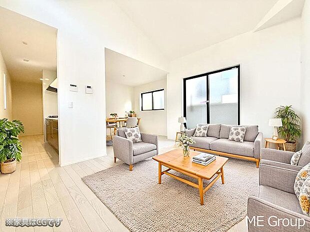 【リビング】■心落ち着く場所、ゆったり過ごせるリビング