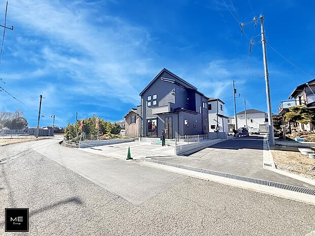 【前面道路含む現地写真】前面広々