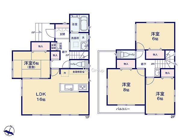 【4LDK】1号棟