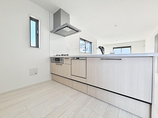 【キッチン】■シンプルで美しく心地よい時間を生むキッチン空間