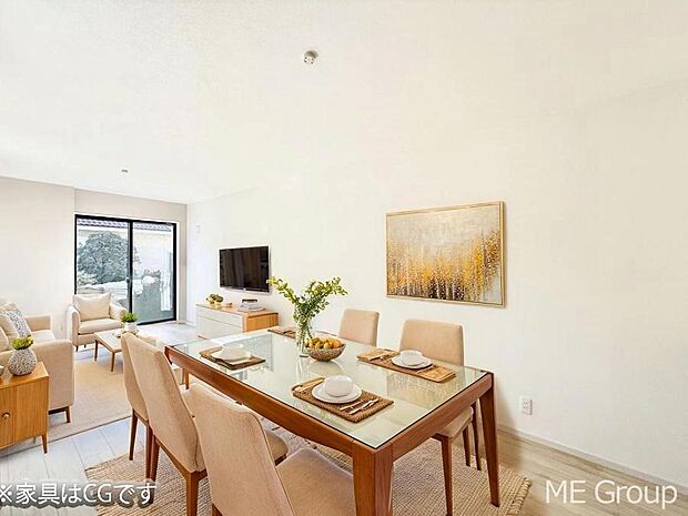 【リビング】■光と風を感じる、リラックスできる空間