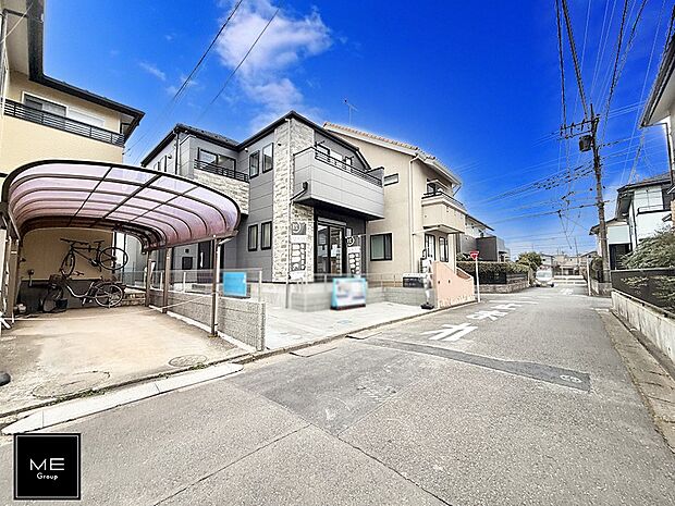 【前面道路含む現地写真】前面広々