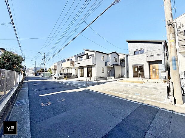 【前面道路含む現地写真】■新しい住まい、街の新しい風景