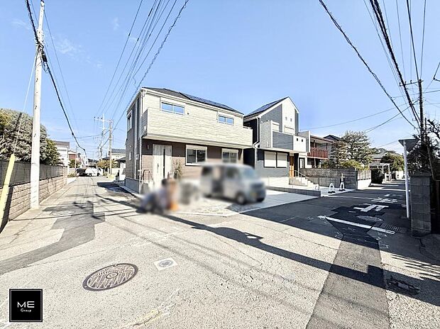 【前面道路含む現地写真】■新しい住まい、街の新しい風景