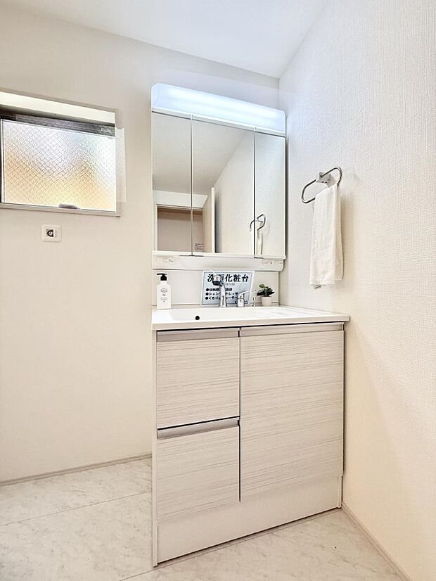 【洗面台・洗面所】清潔感のある洗面所です!