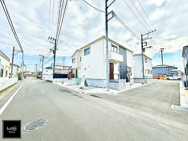 【前面道路含む現地写真】■新しい住まい、街の新しい風景