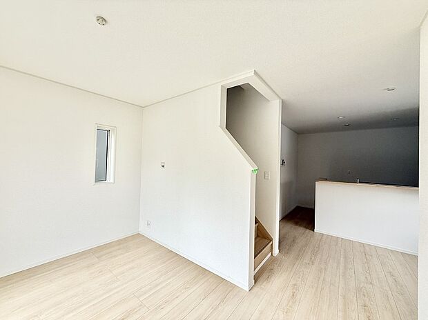 【リビング】リビングイン階段を採用!コミュニケーションが取りやすいですね