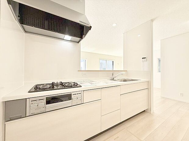 【キッチン】■シンプルで美しく心地よい時間を生むキッチン空間