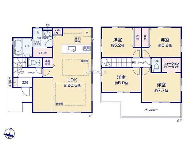 【4LDK+S】3号棟  