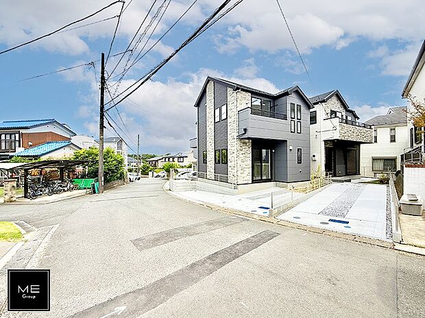 【前面道路含む現地写真】■新しい住まい、街の新しい風景