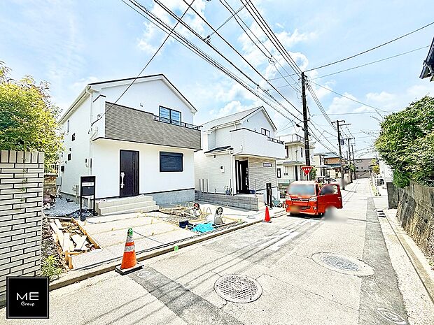 【前面道路含む現地写真】■新しい住まい、街の新しい風景