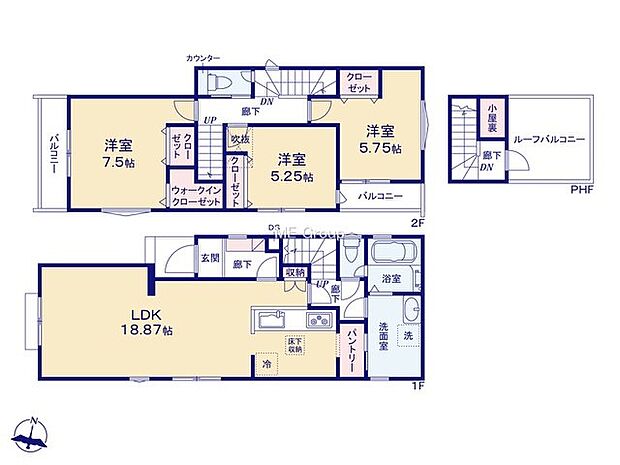 【3LDK】2号棟  