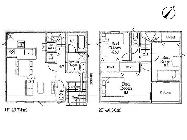 【3LDK】2号棟  
