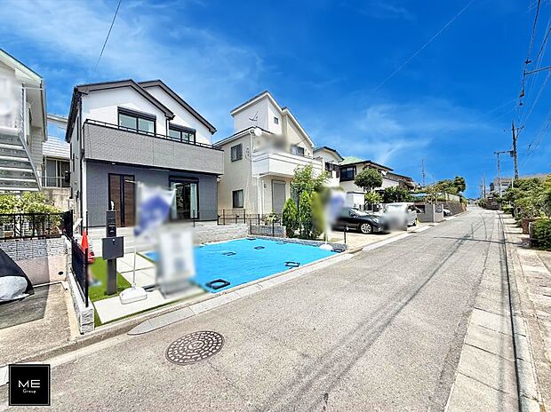 【前面道路含む現地写真】■新しい住まい、街の新しい風景