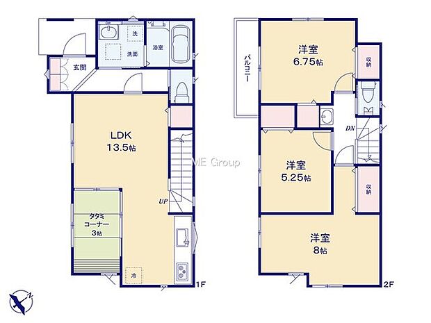 【3LDK】2号棟  