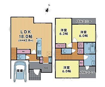37号棟  間取りA 