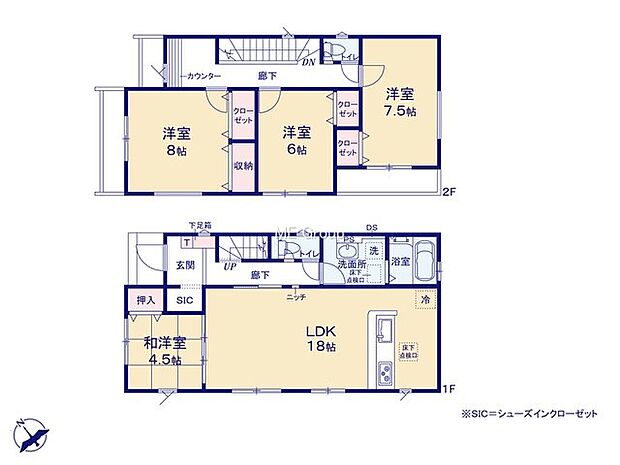 【4LDK+S】3号棟