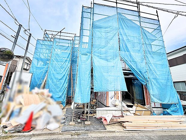 【現地外観写真】1号棟  ■家族みんなが笑顔で過ごせる、安心感のある住まい