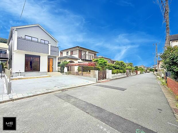 【前面道路含む現地写真】■新しい時代の息吹を感じる、心地よい環境
