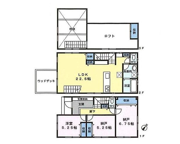 【1LDK+2S】A棟