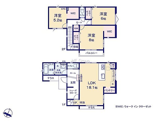 【3LDK】2号棟  