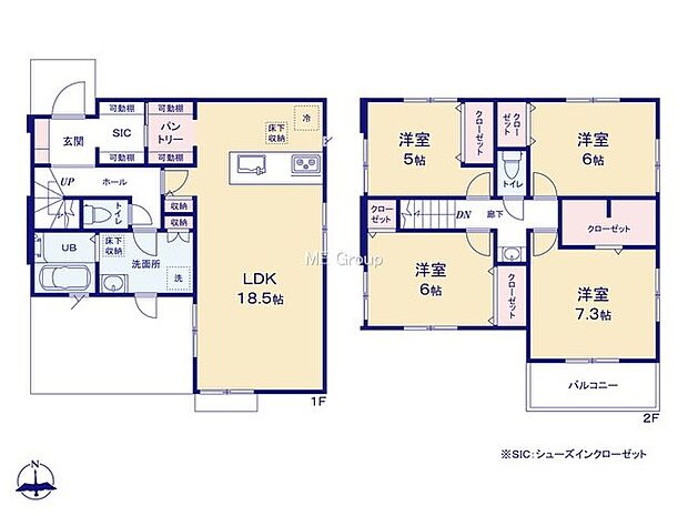 【4LDK】1号棟