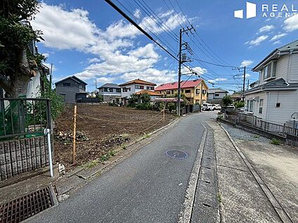 現地前面道路