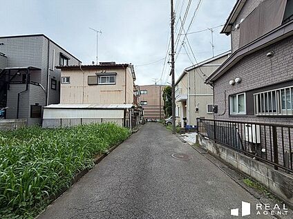 現地前面道路