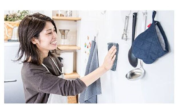 【キッチンホーローパネル】油汚れが水拭きできれいに!マグネットでフック収納も簡単に取付できます!