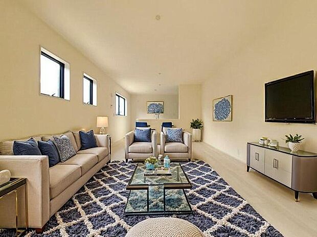 同社施工のリビングダイニングに家具を配置したイメージ画像です
※本画像はCGで作成しており、実際に現地に 家具は置かれておりません。また、価格に 家具は含まれておりません。