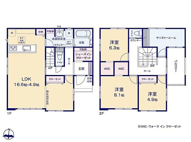 (1号棟)、価格3199万円、3LDK、土地面積160.65m2、建物面積118.15m2