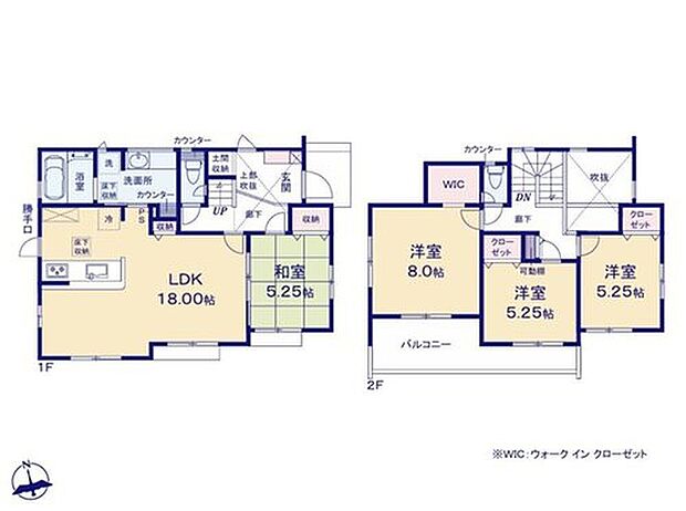 【4LDK】玄関にはシューズインクローク完備、急なお客様が来ても、靴をサッと片付けられます！見た目や機能にこだわることで玄関のデザイン性を高められ自慢の空間になります！