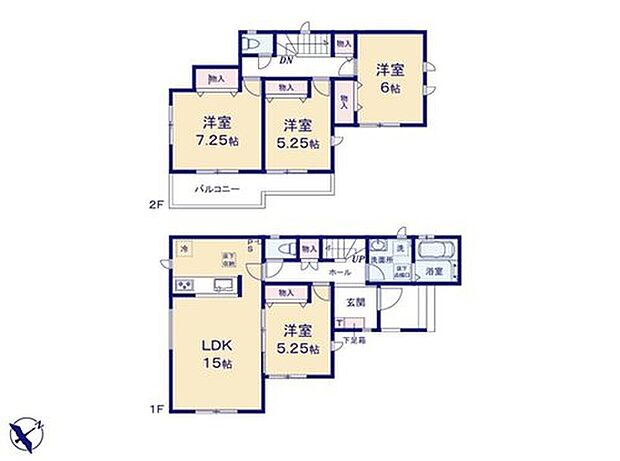【4LDK】帰ってきたら、洗面所に直行!うがい手洗いを習慣化できる帰宅動線!リビングに汚れやウイルスを持ち込まなくて済みますね!洗面所は窓もあり換気も出来ます!