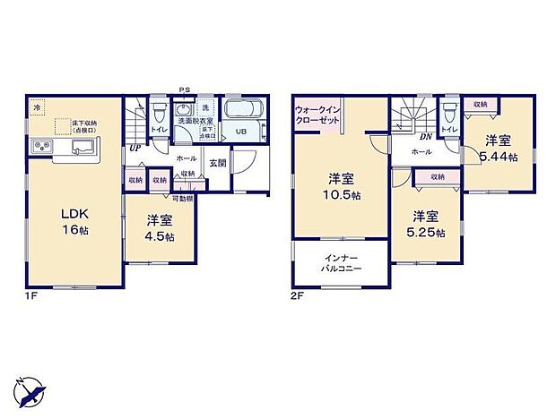 【4LDK】帰ってきたら、洗面所に直行!うがい手洗いを習慣化できる帰宅動線!リビングに汚れやウイルスを持ち込まなくて済みますね!洗面所は窓もあり換気も出来ます!
