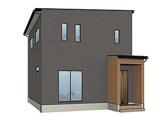 【金沢市額新町1丁目D棟】ZEH仕様の高断熱・太陽光パネル5.64kw搭載の新築一戸建て 外観