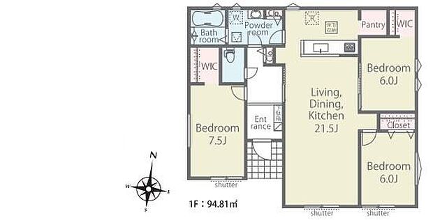 (1号棟)、価格3090万円、3LDK、土地面積245.67m2、建物面積94.81m2