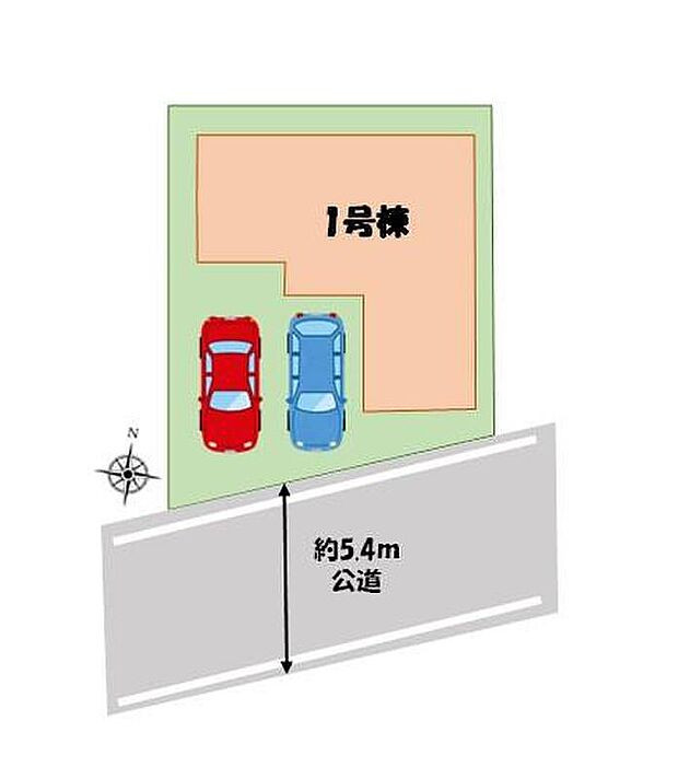 ≪全体区画図≫
JR総武本線＆千葉都市モノレール「都賀」駅徒歩9分☆お車は並列で2台駐車可能です◎