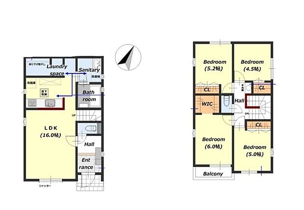 (2号棟)、価格2590万円、4LDK、土地面積112.44m2、建物面積94.81m2