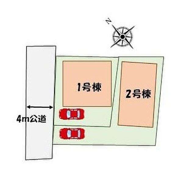 ≪全体区画図≫
カースペースあり♪