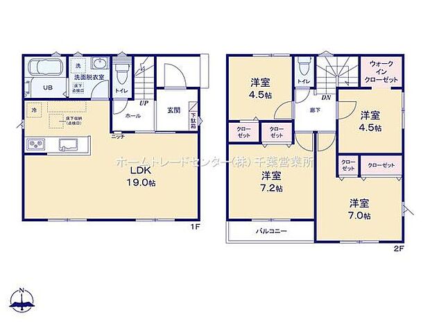 (2号棟)、価格3599万円、4LDK、土地面積121.6m2、建物面積100.19m2