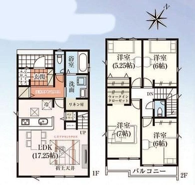 (2号棟)、価格3780万円、4LDK、土地面積115.72m2、建物面積100.61m2 