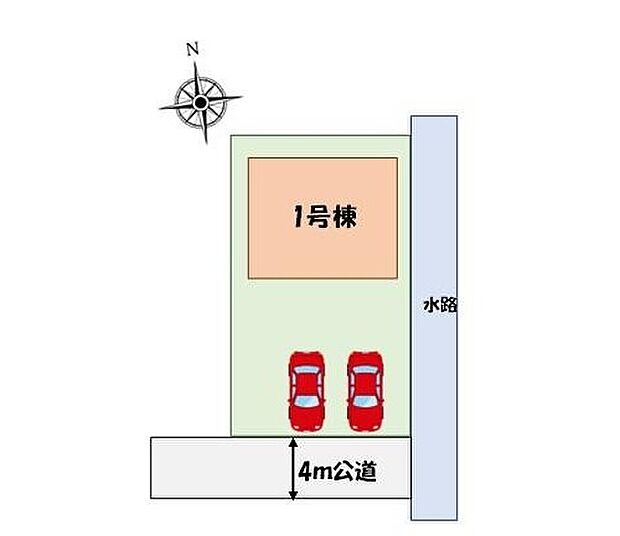 ≪全体区画図≫
カースペース2台分♪