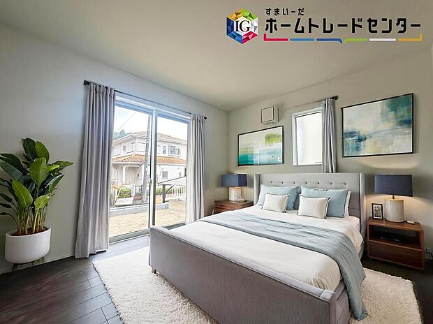 ≪Room≫
お陽さまの光をさわやかな風をたっぷりとりこめます。室内はいつも明るい印象なので気持ちの良い朝を迎えられます。毎日の生活も明るくなりそうです。
※家具はCGでございます。